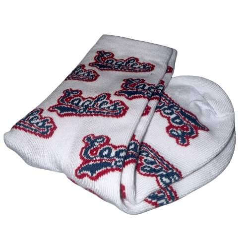 Eagles Team custom jacquard socks for sport club members giveaway