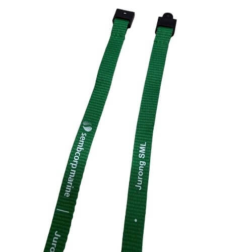 Sembcorp Marine customized lanyard close-up