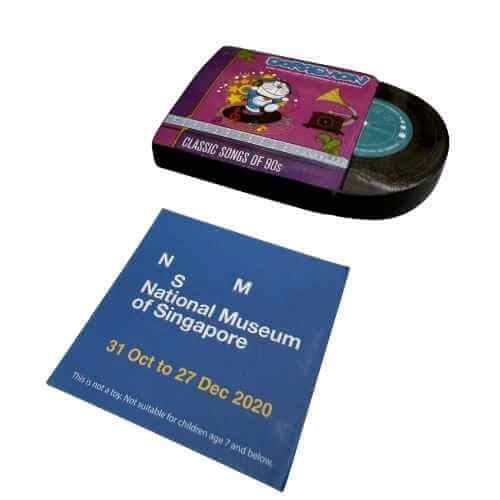 National Museum x Doraemon custom fridge magnets - promotional giveaway project by Aquaholic Gifts Malaysia