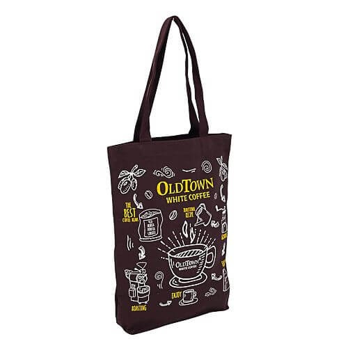 Canvas tote bag printing Malaysia 12oz custom logo
