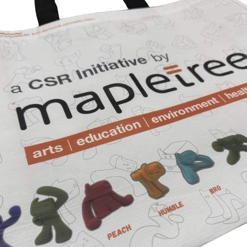 Mapletree custom printed non woven tote bags