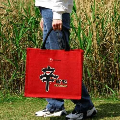 NONGSHIM SHIN RAMYUN Custom burlap bags