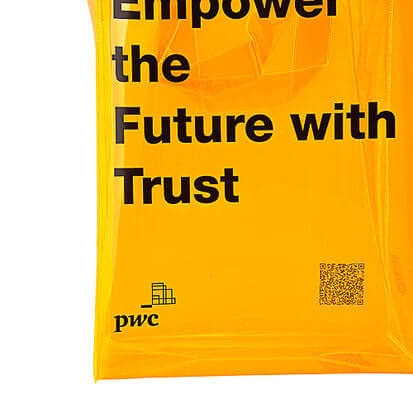 PwC Nylon Tote Bag with logo