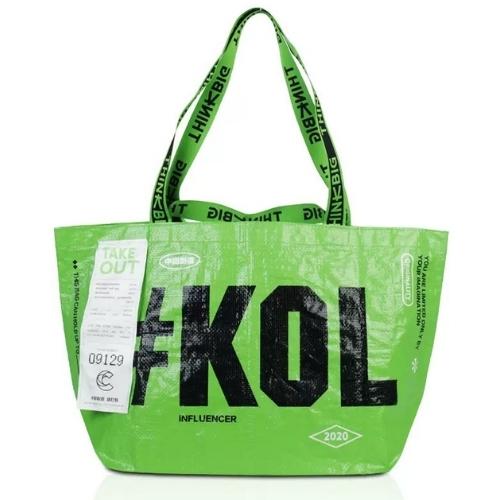 Think Big woven pp tote bag