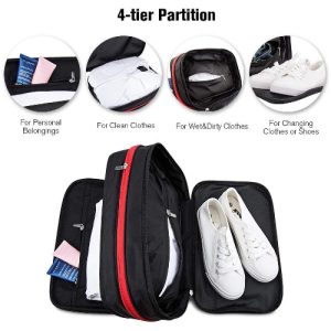 Four in one travel shoe and toiletries bag set for corporate giveaways in Malaysia