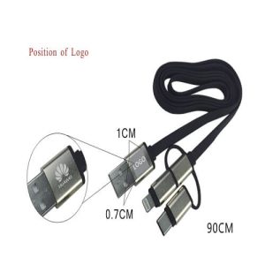 Custom 3-in-1 Charging Cable