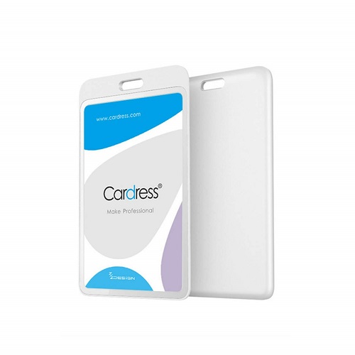 Clear card holder