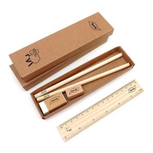 Custom Wooden Pen & Ruler Set