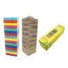 Colourful stacking tower with box