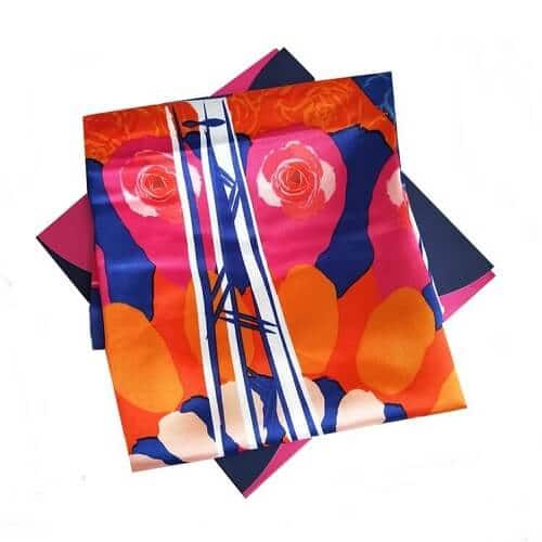 Custom Scarf Material Guide Malaysia: Polyester, Chiffon, Satin & Silk