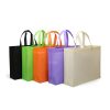 Customised non-woven horizontal tote bag with ultrasonic seams, Malaysia