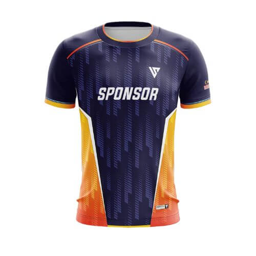 V-neck, round-neck and sleeveless custom jerseys for Malaysian teams