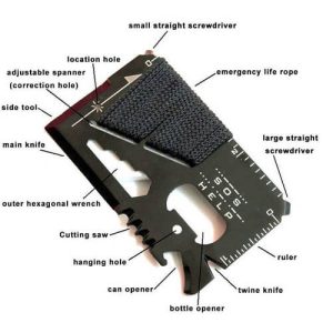 Custom Survival Tool Card