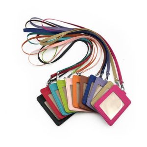 Custom Card Holder with Neck Strap