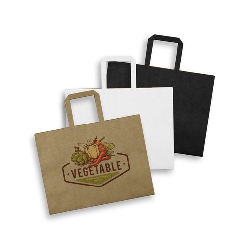Large Landscape Flat Handle Paper Bag Singapore