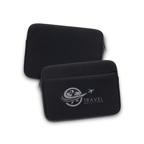 Custom neoprene laptop and tablet sleeves for Travel Solutions corporate team-building gift Malaysia