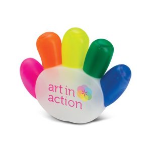 Custom Hand-Shaped 5-Colour Highlighter