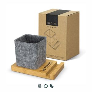 Custom Bamboo Desk Organiser