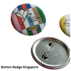Custom Round Tin Button Badge