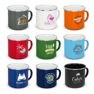 Custom Enamel Camping Mug 500ml