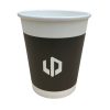 Branded double-wall paper cup and printed cup sleeve for cafes in Malaysia