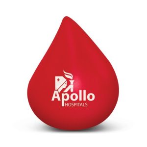 Blood-Drop Stress Balls – Health Campaigns