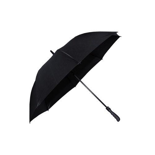 Custom Fibre Straight Umbrella 30-Inch - Black Custom Fibre Straight Umbrella 30-Inch in Black - custom corporate gift Malaysia