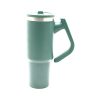 Custom 900ml Vacuum Auto Mug in Army Green - custom corporate gift Malaysia
