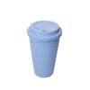 Custom Wheat Fibre Cup 400ml in Powder Blue - custom corporate gift Malaysia