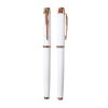 Custom White & Rose-Gold Metal Pen - custom corporate gift Malaysia
