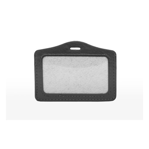 Custom PVC ID Card Holder Landscape in Black - custom corporate gift Malaysia