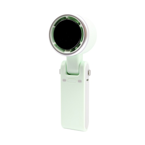 Custom Turbo Handheld Fan 5-Speed LED in Turquoise - custom corporate gift Malaysia