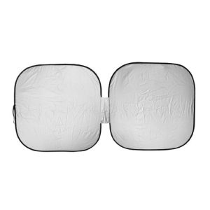 Custom Foldable Car Sunshade in Silver - custom corporate gift Malaysia