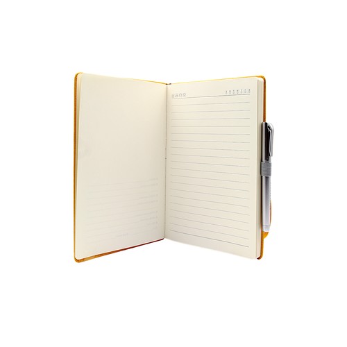 Custom Slim Notebook with Metal Pen - custom corporate gift Malaysia