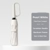 Custom 23-Inch Two-Tone Carabiner Umbrella Custom 23-inch two-tone carabiner umbrella in pearl white with 105cm 8-rib canopy