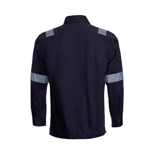 Custom Cotton Work Jacket with Reflective Tape - custom corporate gift Malaysia