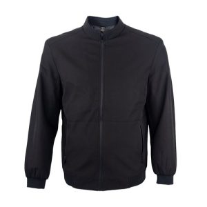 Custom Full-Zip Bomber Jacket in Navy - custom corporate gift Malaysia