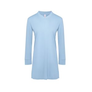 Custom Long-Sleeve Muslimah Uniform in Blue - custom corporate gift Malaysia