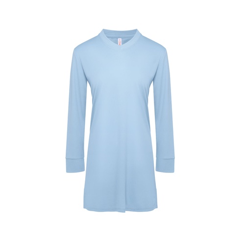 Custom Long-Sleeve Muslimah Uniform in Blue - custom corporate gift Malaysia