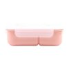 Custom 3-Compartment Stainless Lunch Box in Peach - custom corporate gift Malaysia