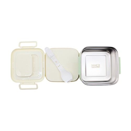 Custom Stainless Lunch Box 450ml - custom corporate gift Malaysia