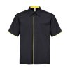 Custom Tetron-Rayon Corporate Uniform Shirt in Black - custom corporate gift Malaysia
