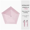 Custom Ultralight UV-Coated Tri-Fold Umbrella 103g in Pink - custom corporate gift Malaysia