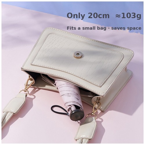 Custom Ultralight UV-Coated Tri-Fold Umbrella 103g - custom corporate gift Malaysia