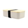 Custom Wheat Fibre Lunch Box 400ml in Natural - custom corporate gift Malaysia