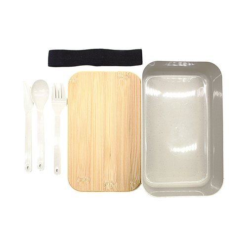 Custom Wheat Fibre Lunch Box 400ml - custom corporate gift Malaysia