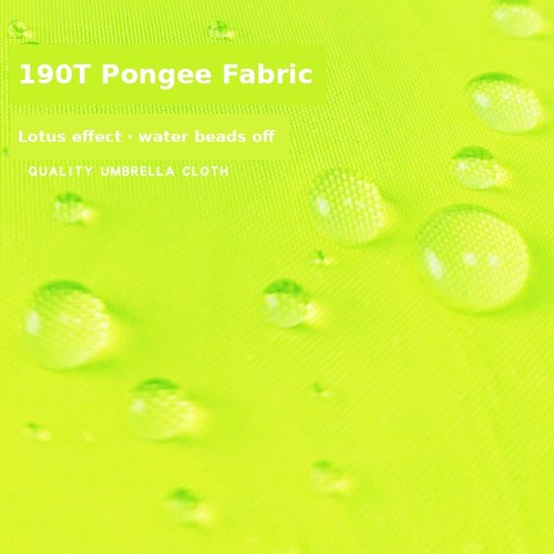 190T pongee water-repellent canopy fabric of the custom wood-handle straight umbrella