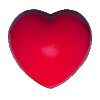 Custom Heart-Shaped Stress Ball - Red Custom Heart-Shaped Stress Ball in Red - custom corporate gift Malaysia