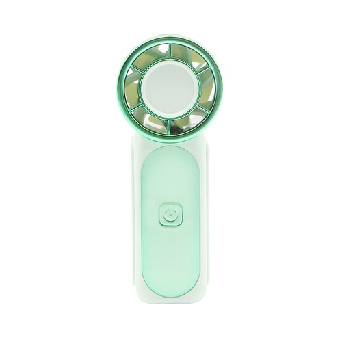 Custom LED Handheld Fan 100 Speeds in Lime Green - custom corporate gift Malaysia