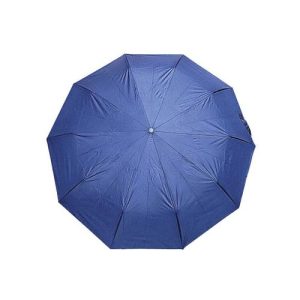 Custom Carabiner-Handle Folding Umbrella in Navy - custom corporate gift Malaysia